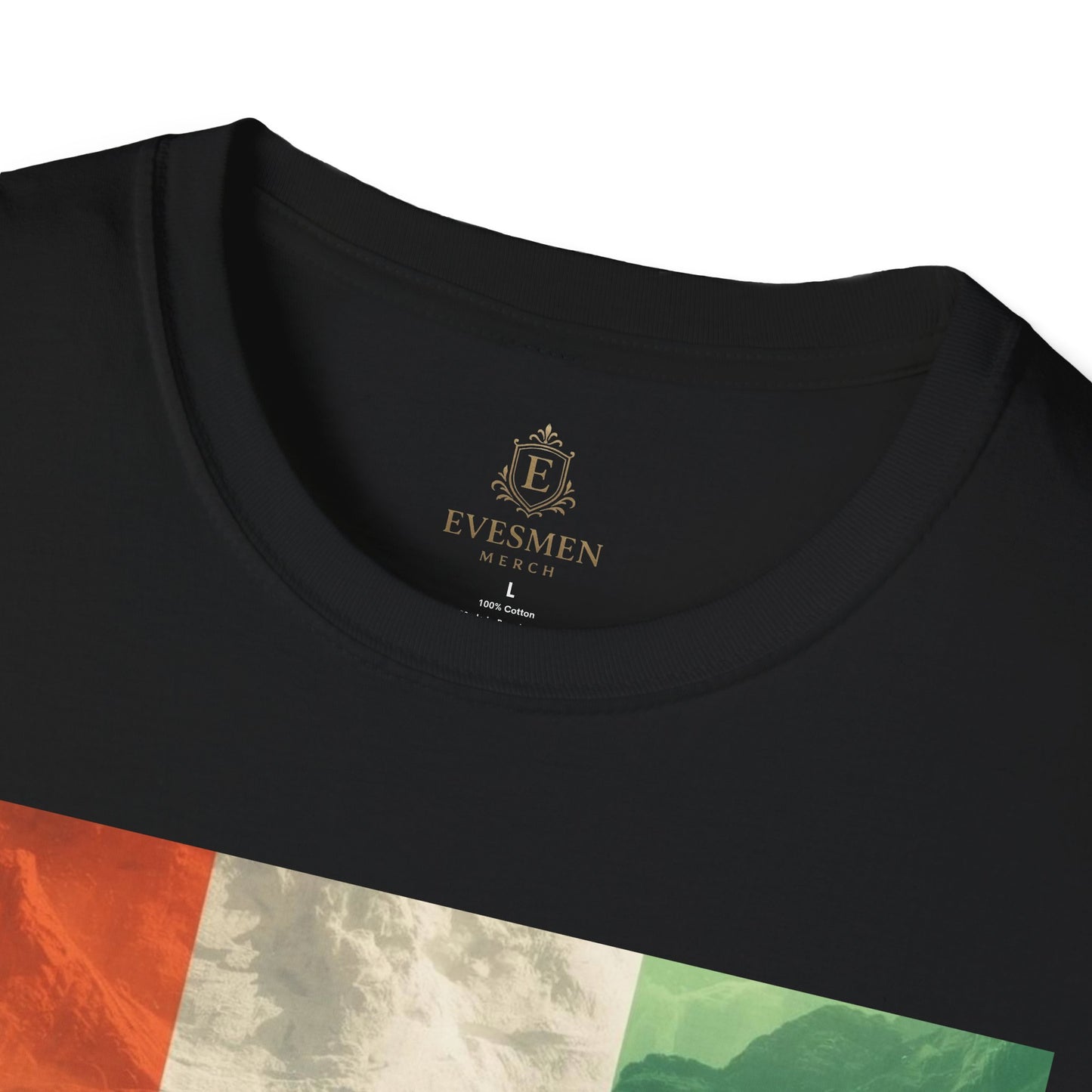 Ivory Coast Football Mountain Graphic T-Shirt Côte d’Ivoire Soccer Tee