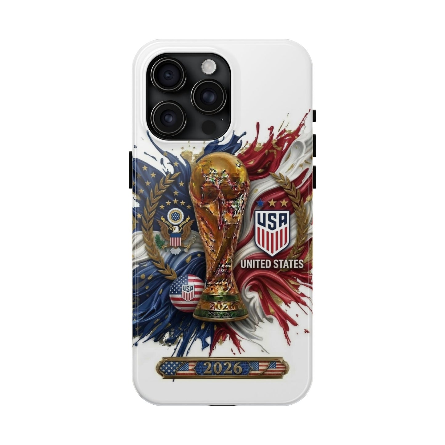 USA Soccer 2026 Tough Phone Protective Case — American Flag Design