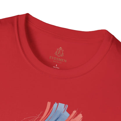 South Korea Flag Soccer T-Shirt — Taeguk & Hanok Brushstroke Design Tee