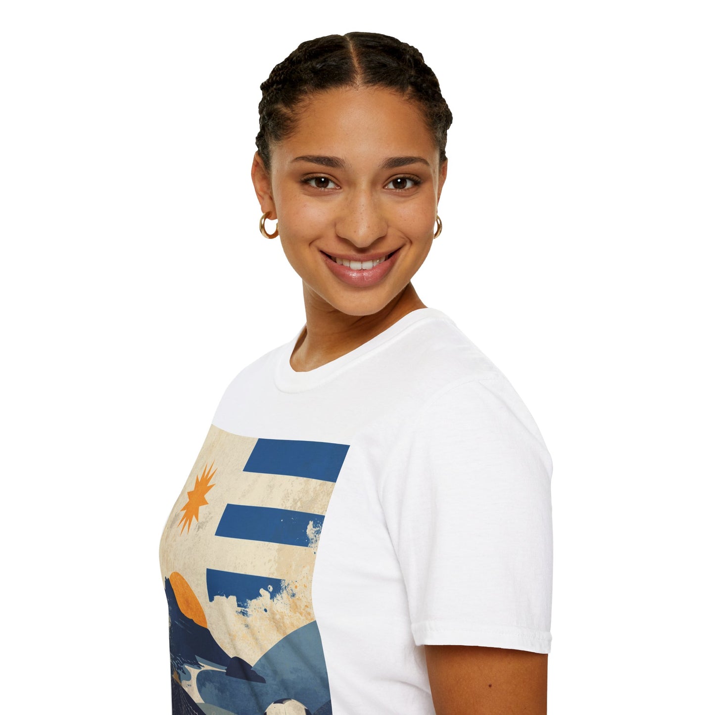 Punta del Este Vintage Uruguay Soccer Poster T-Shirt Fan Tee