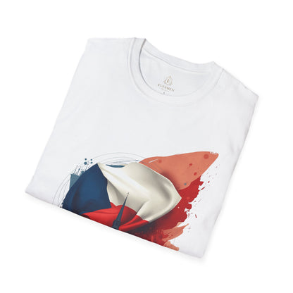 Czech Republic Flag Soccer T-Shirt – Football Fan Tee