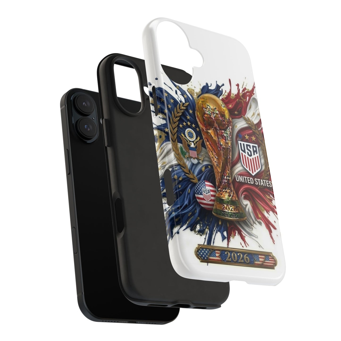 USA Soccer 2026 Tough Phone Protective Case — American Flag Design