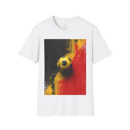Belgium Flag Abstract Grunge T‑Shirt Red Devils Soccer Graphic Tee