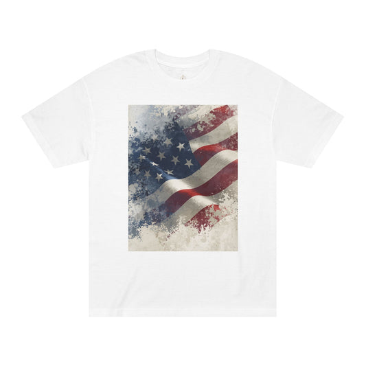 American Flag Vintage Tee Patriotic Classic T-Shirt
