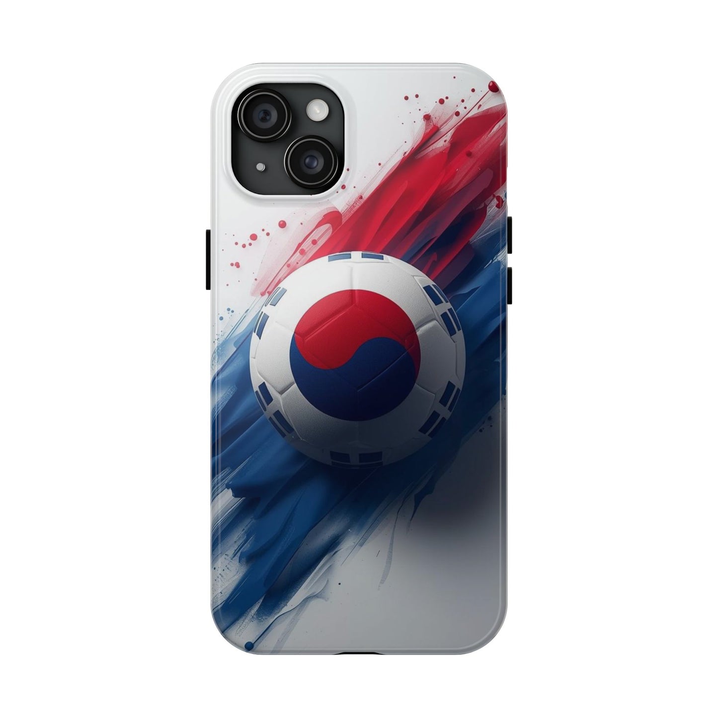 Korean Flag Taeguk Soccer Crest Phone Protective Case