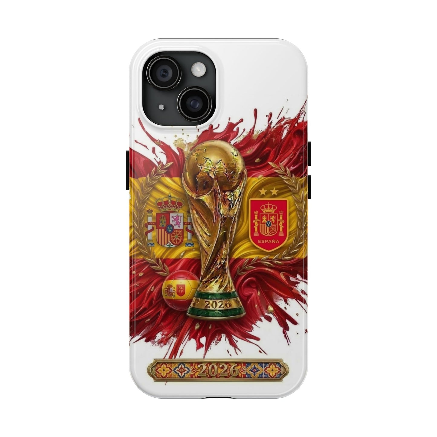 Spain Soccer 2026 Football Tough Phone Protective Case