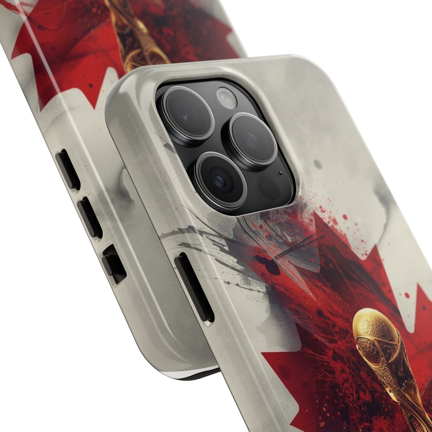Canada Flag Soccer Fan Phone Protective Case Cover