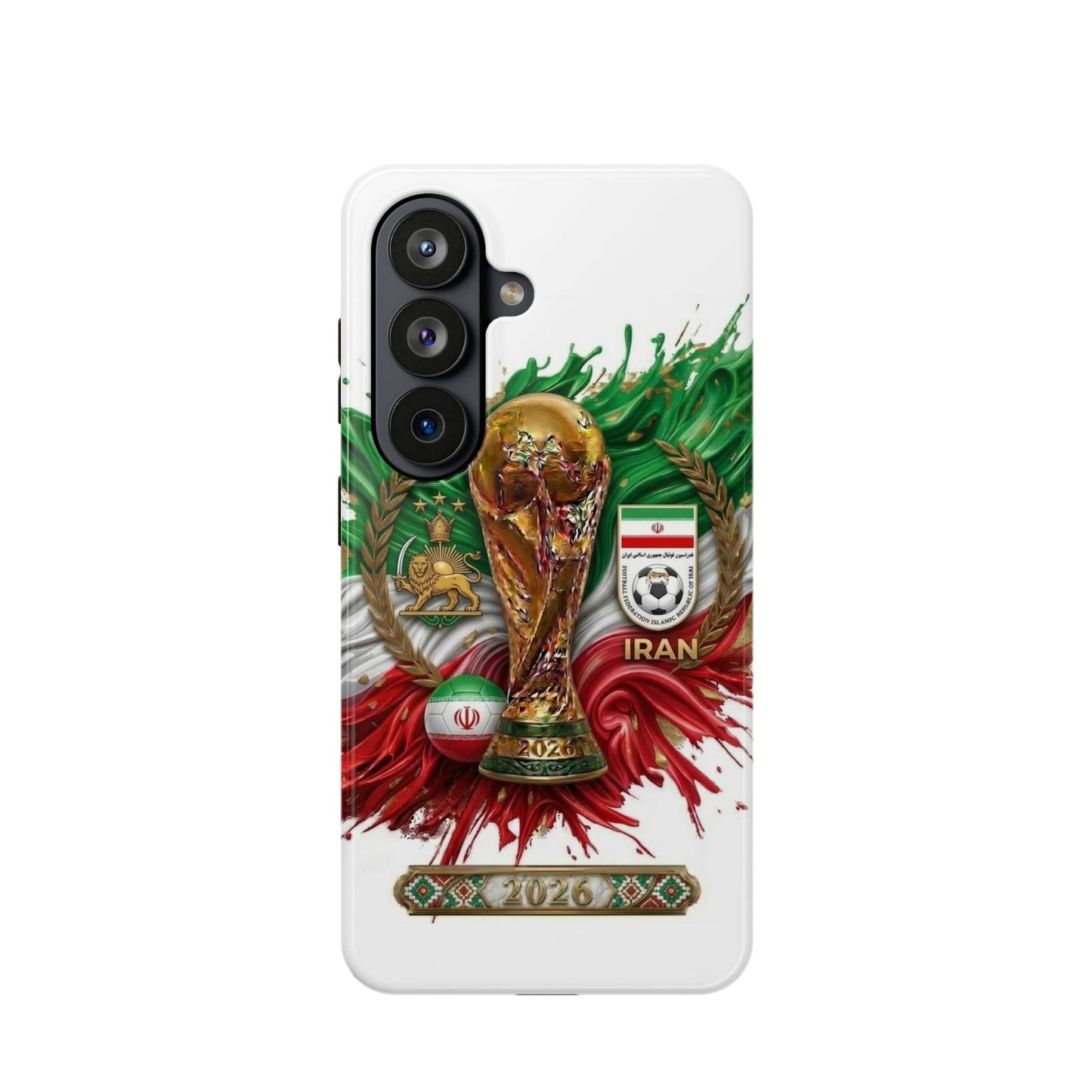 Iran 2026 Soccer Match Day Phone Case — Impact-Resistant Cover