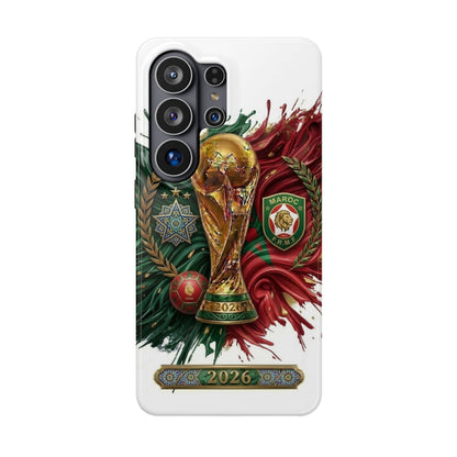Moroccan 2026 Soccer Football Phone Case Impact‑Resistant Cover