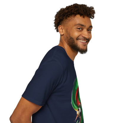 Algeria Football T-Shirt – Soccer Design with Mosque Silhouette Tee