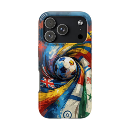 Soccer Flags Match Day Tough Phone Protective Case