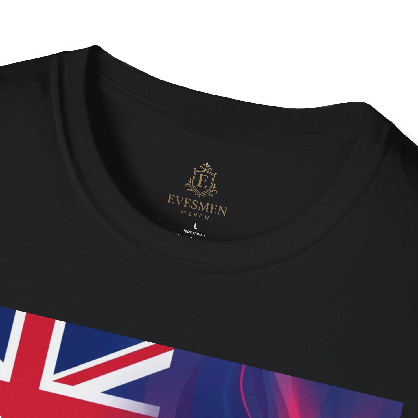 New Zealand Football Flag Abstract Wave T-Shirt All Whites Soccer Tee