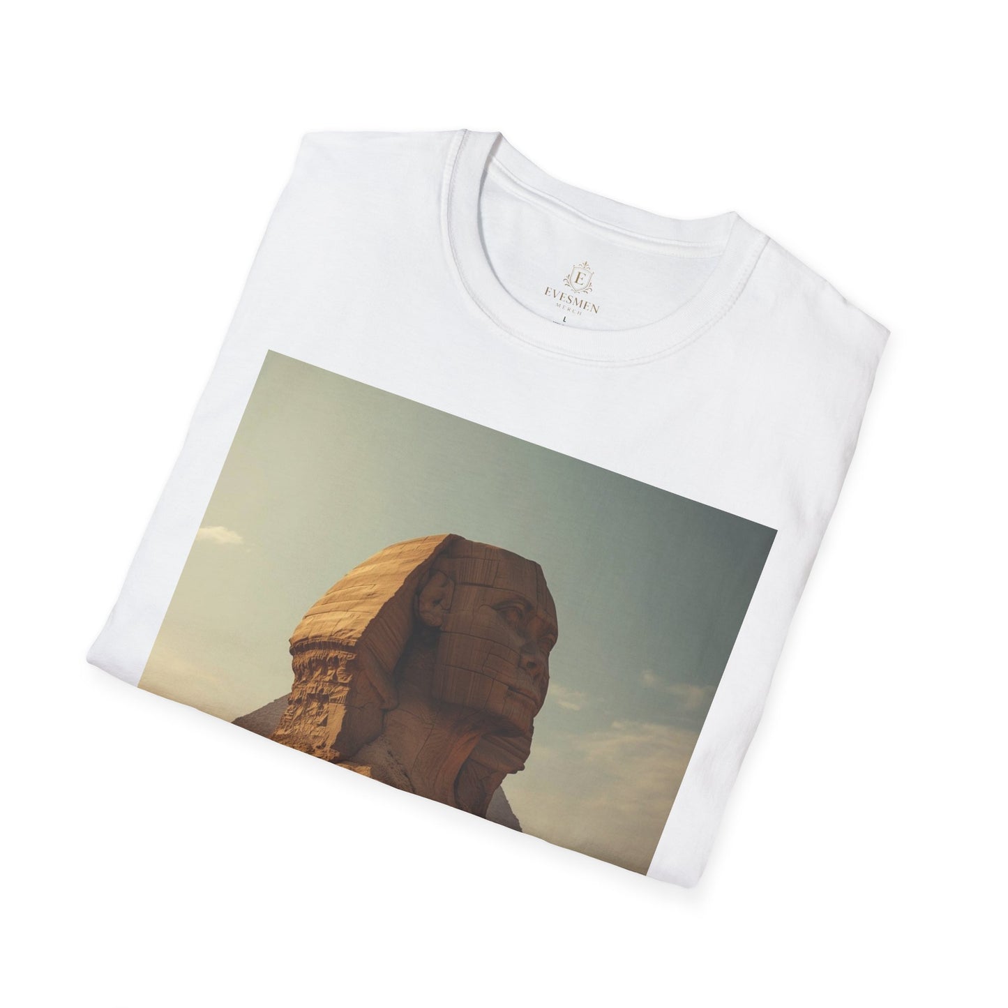 Vintage Egyptian Soccer T-Shirt with Great Sphinx Design Tee