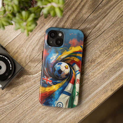 Soccer Flags Match Day Tough Phone Protective Case