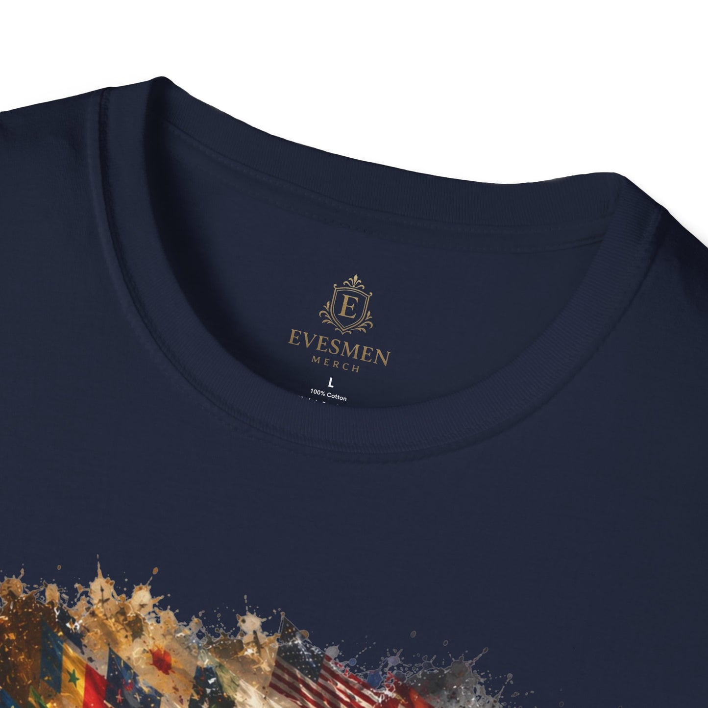 World Cup 2026 Global Flags Graphic T-Shirt Stadium Tournament Soccer Tee