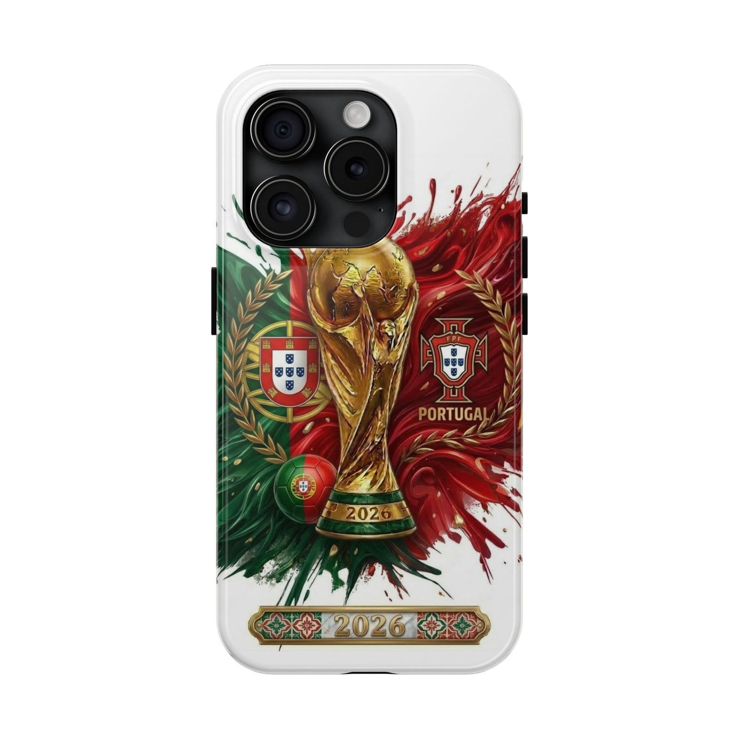 Portugal 2026 Soccer Tough Phone Case — Football Fan Protective Case