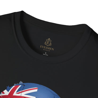 Australia Flag Football T-Shirt — Patriotic Aussie Graphic Tee