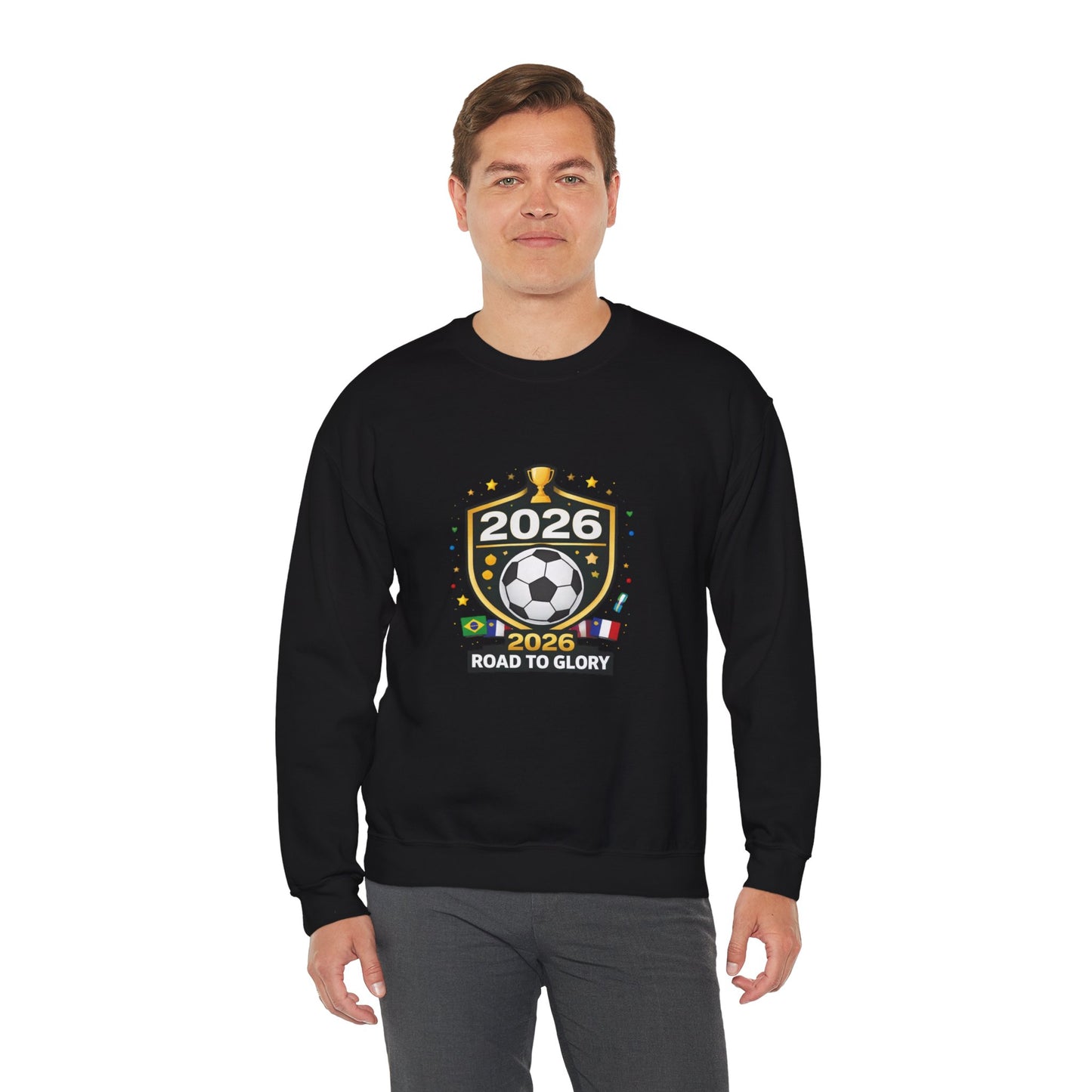 2026 Road to Glory Soccer Match Day Crewneck Sweatshirt