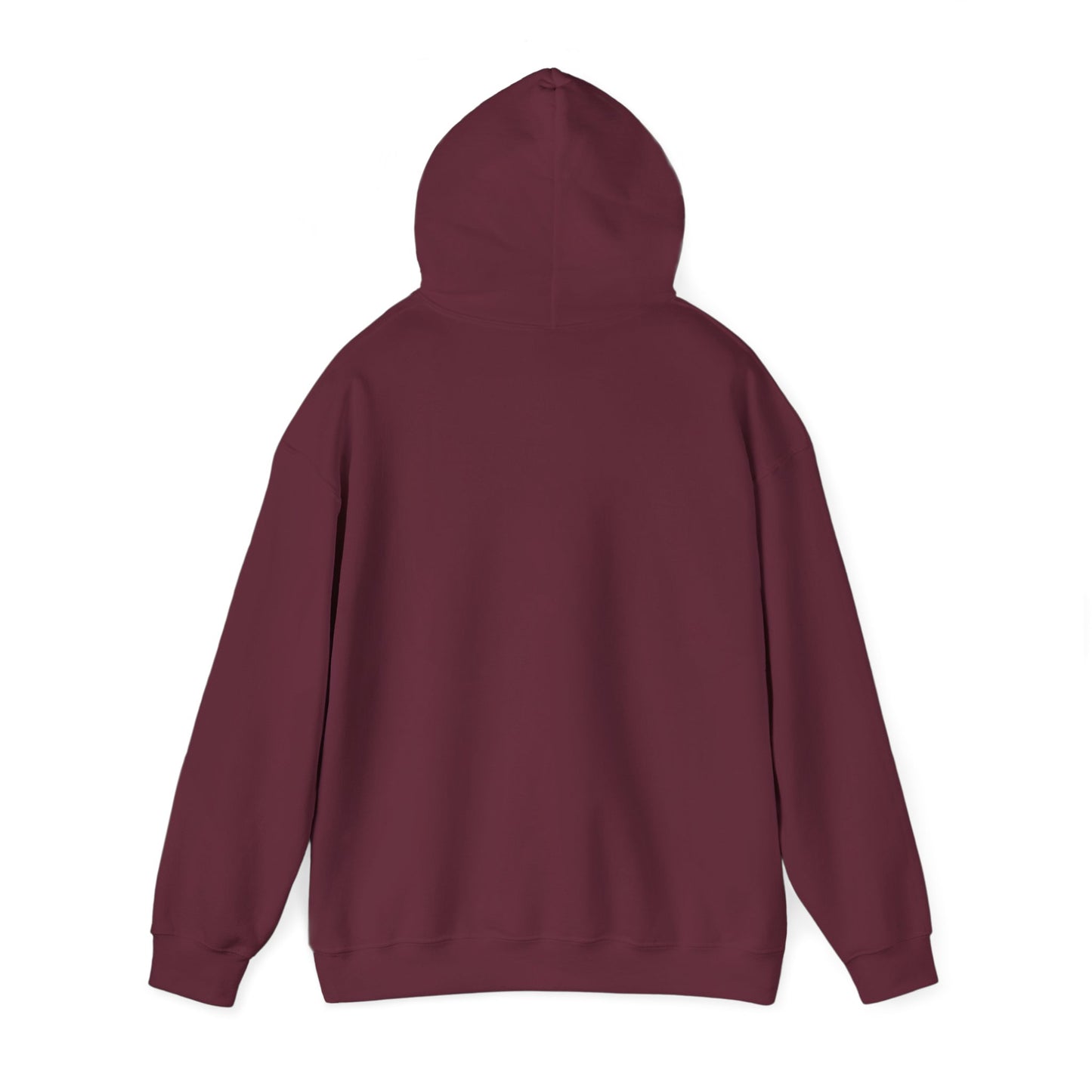 Maroon hoodie on a white background