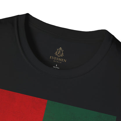 Morocco Flag Mosque Soccer T-Shirt — Moroccan Football Fan Tee