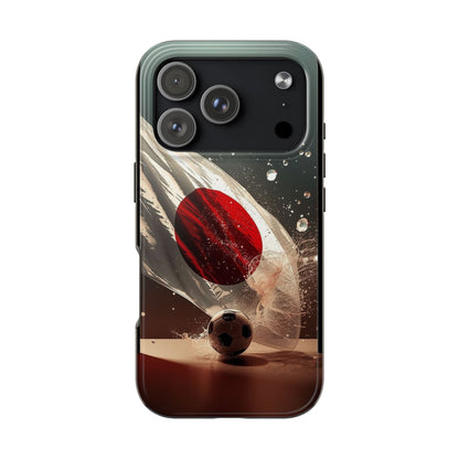 Japan Soccer Flag Tough Phone Protective Case