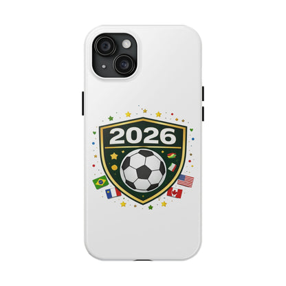 2026 Soccer Match Day Phone Protective Case Soccer Badge Design