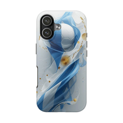 Argentina Soccer Flag Phone Case — Tough Protective Football Design