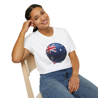 Australia Flag Football T-Shirt — Patriotic Aussie Graphic Tee