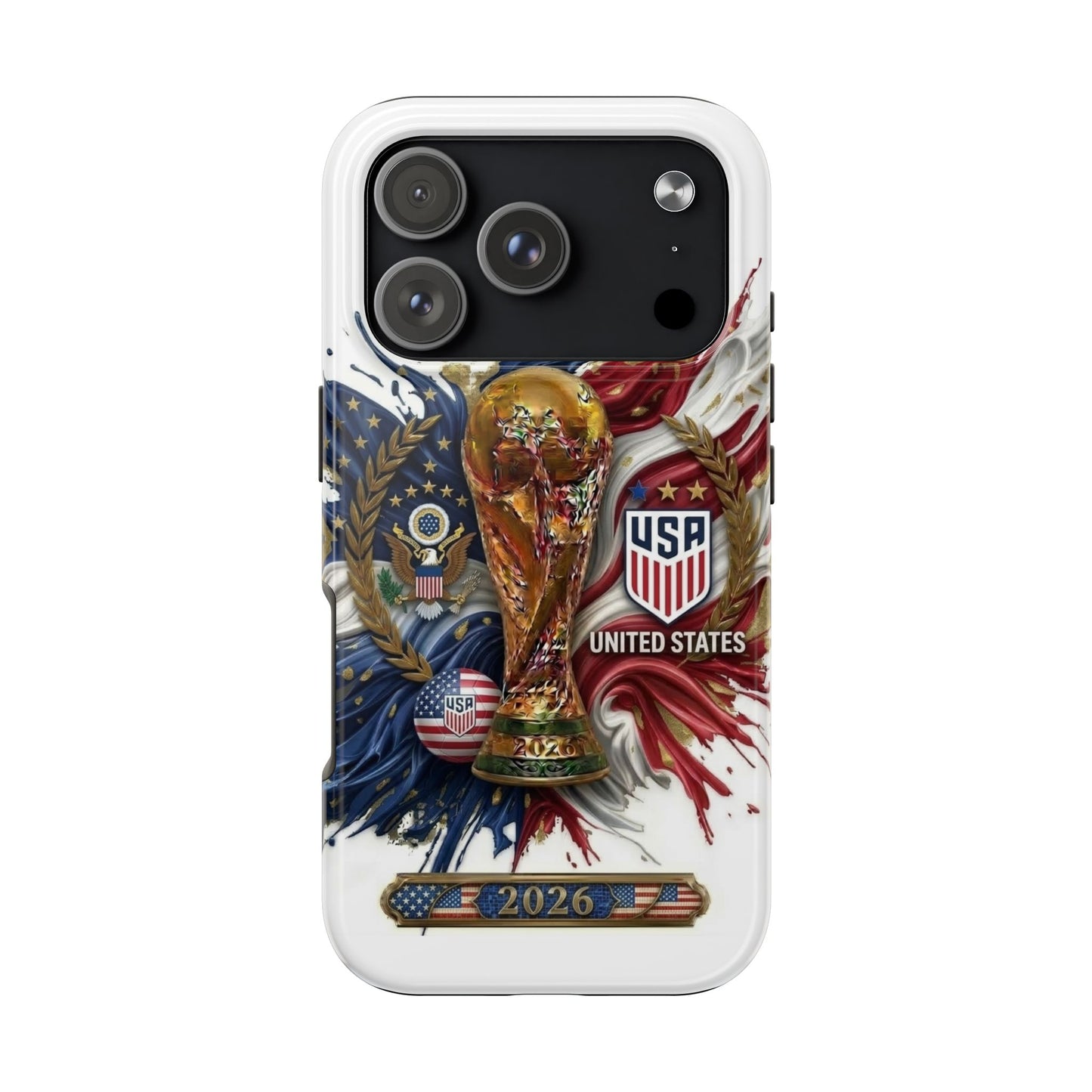USA Soccer 2026 Tough Phone Protective Case — American Flag Design
