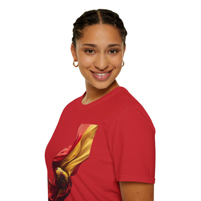 Spanish Football Glory T-shirt A Dynamic Crested Soccer Ball Tee