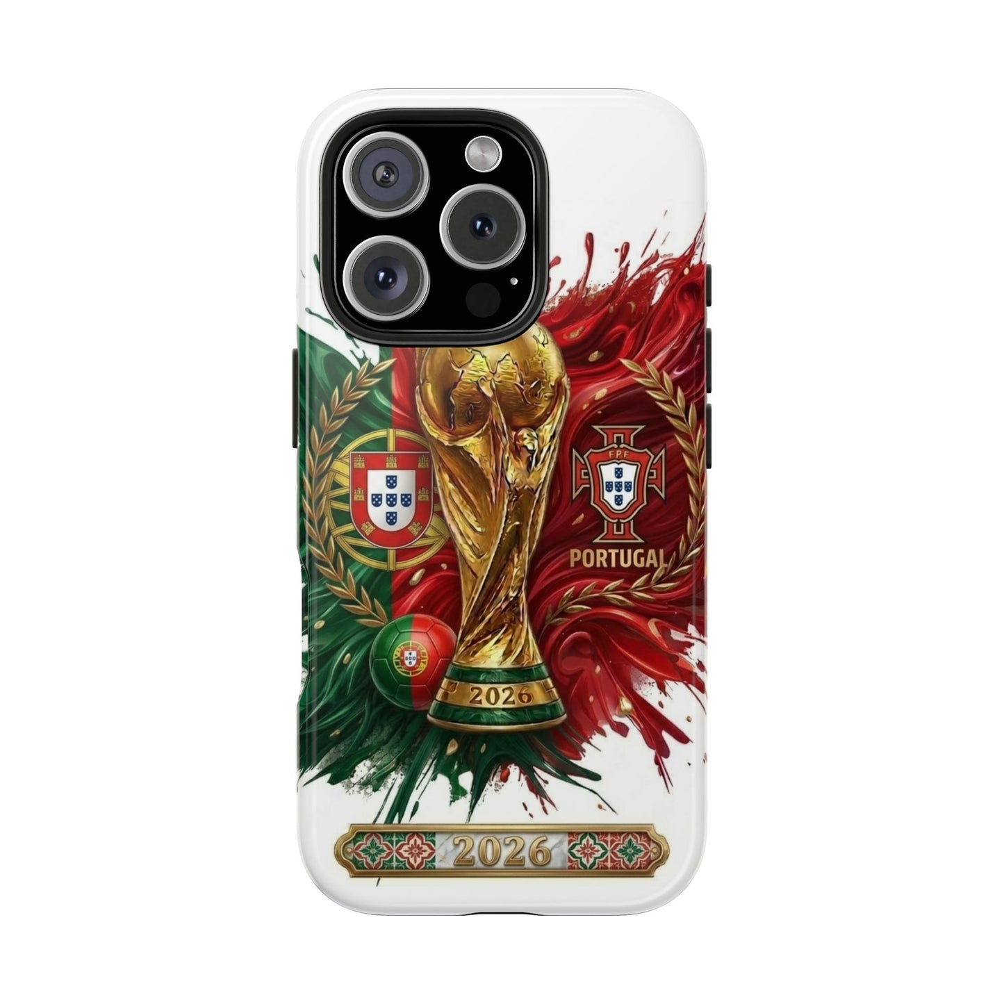 Portugal 2026 Soccer Tough Phone Case — Football Fan Protective Case