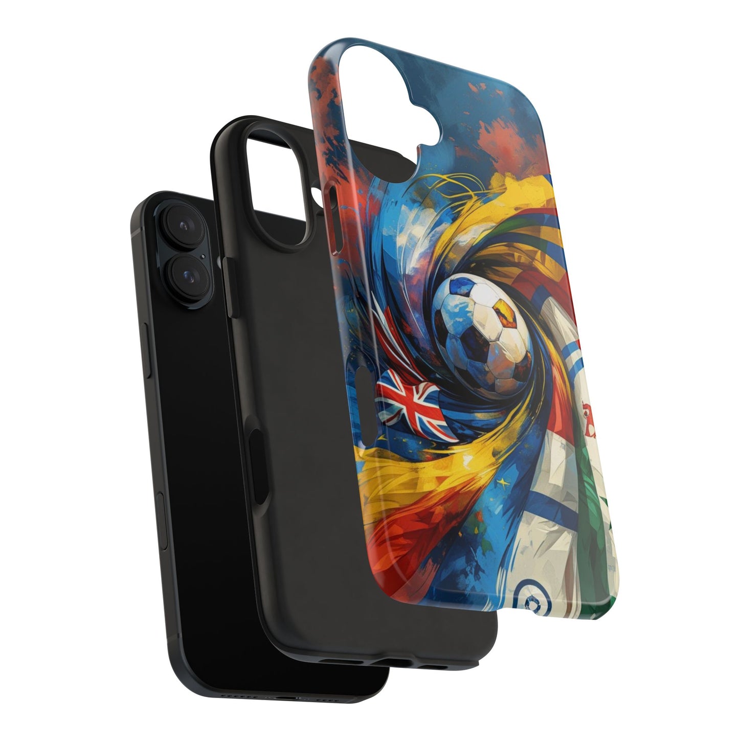 Soccer Flags Match Day Tough Phone Protective Case