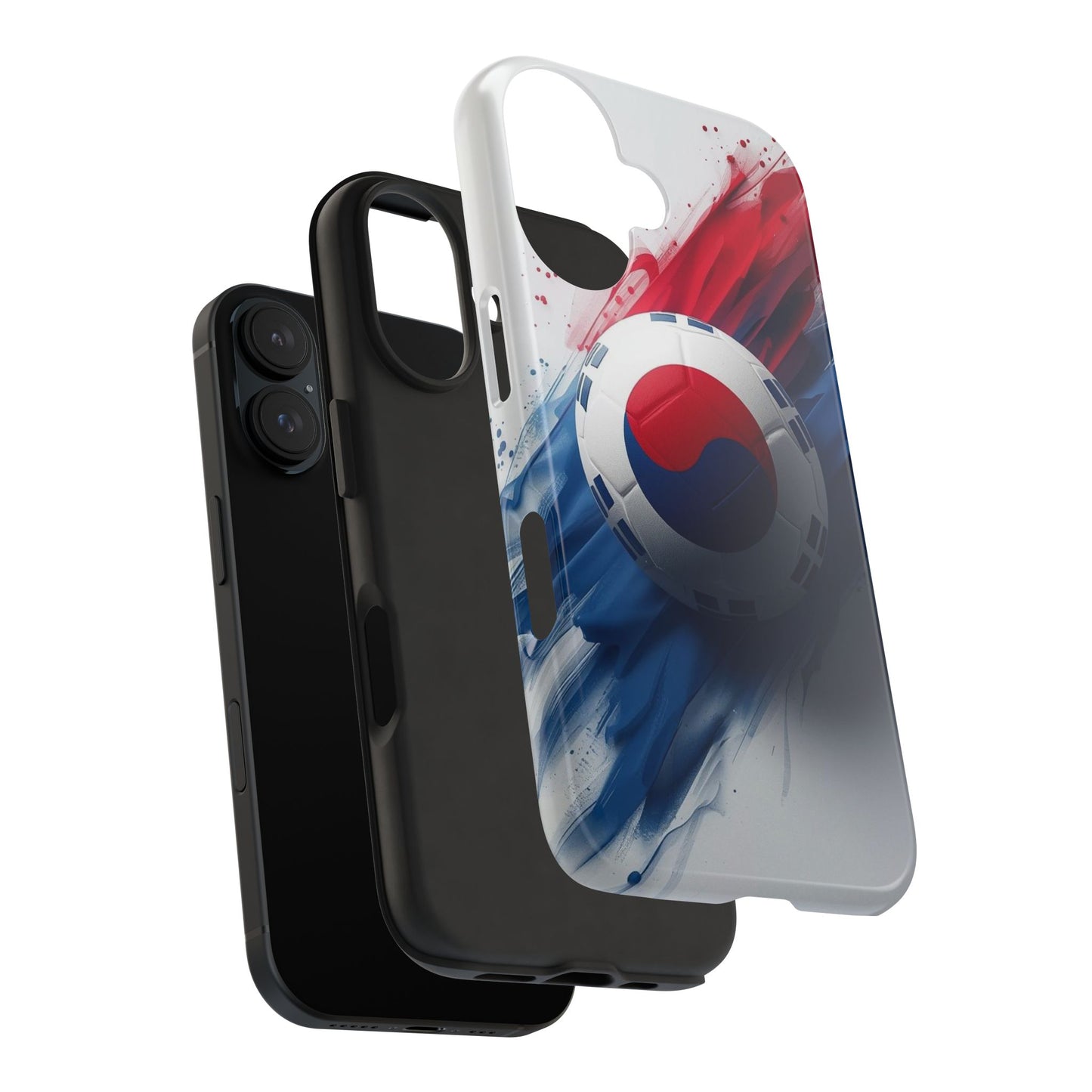 Korean Flag Taeguk Soccer Crest Phone Protective Case