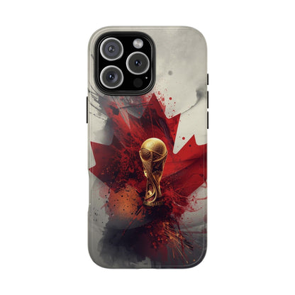 Canada Flag Soccer Fan Phone Protective Case Cover