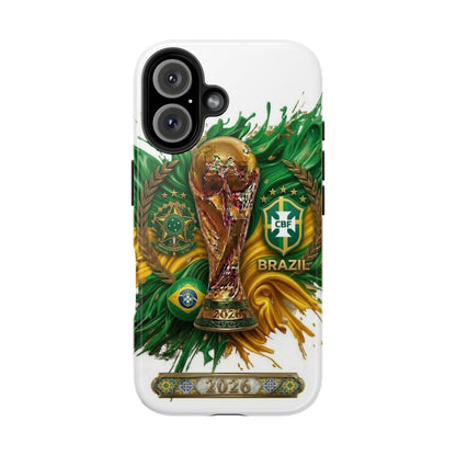 Brazil 2026 Soccer Tough Phone Case — Protective Fan Cover