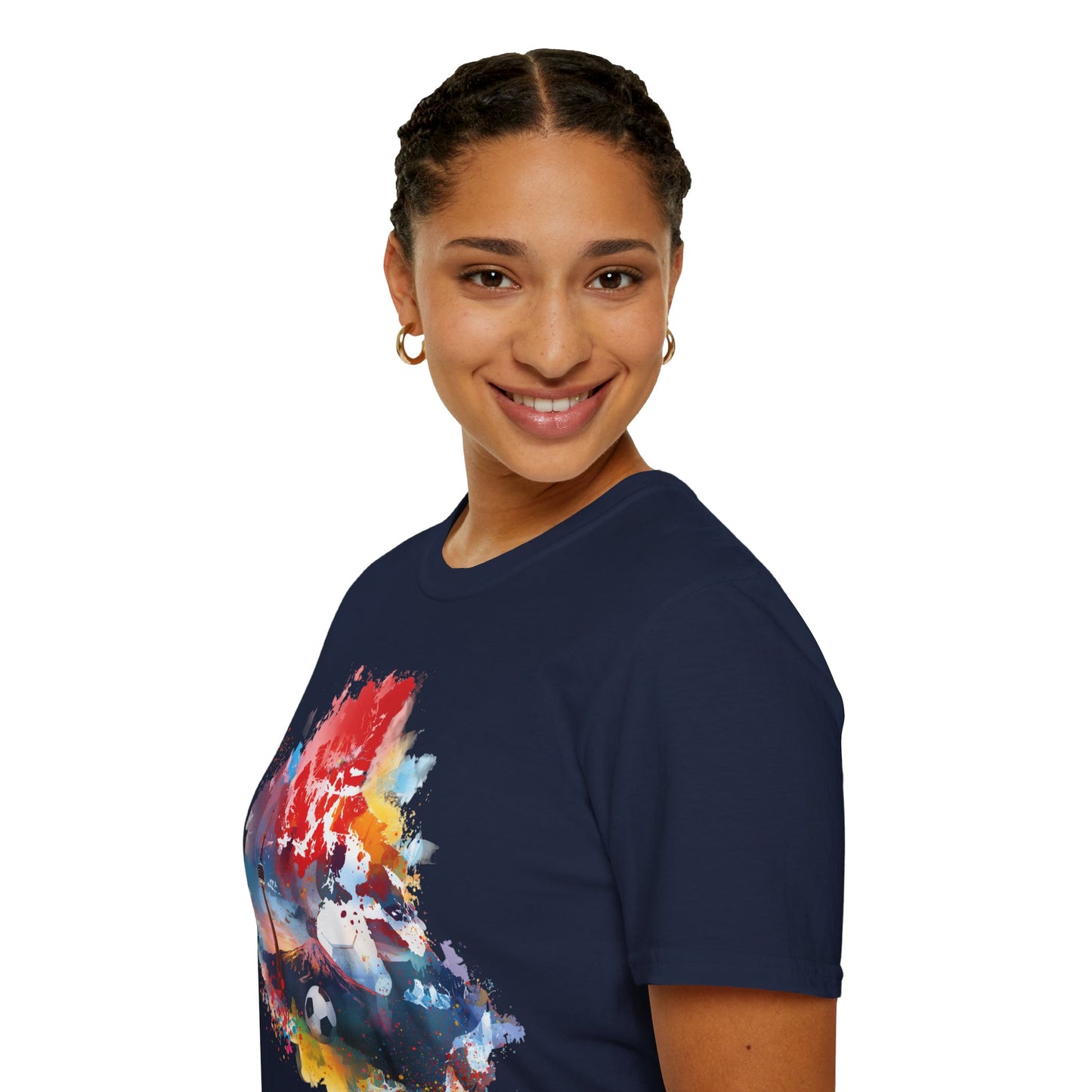 Canada Soccer Match Day T-Shirt — Colorful Canadian Landmarks Tee