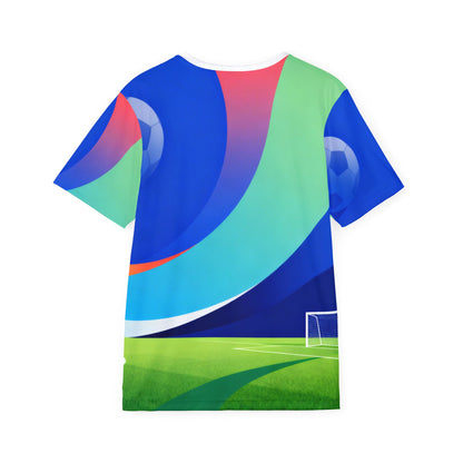 Soccer Field Graphic Jersey Shirt — All-Over Print Sports Tee