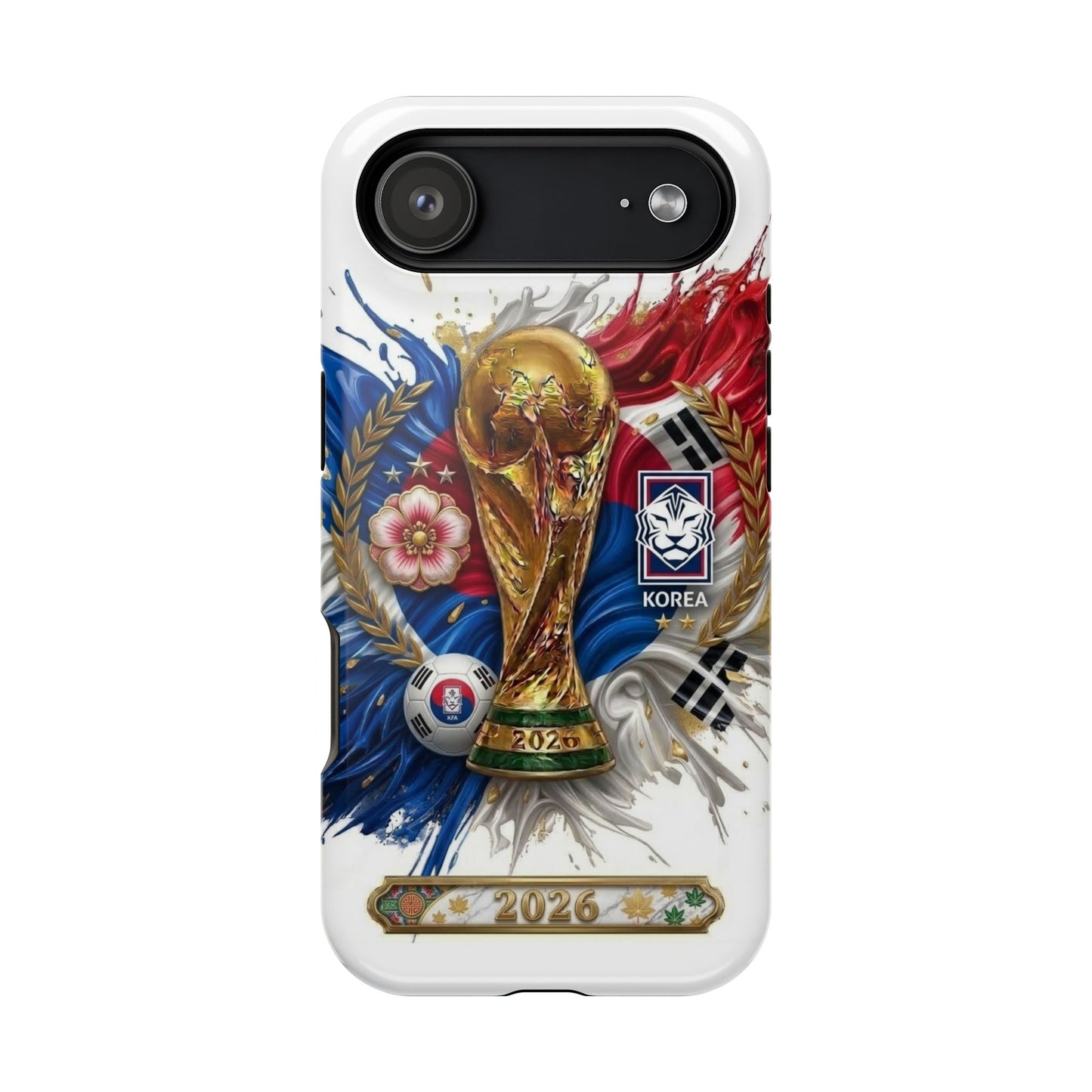 South Korea 2026 Soccer Fan Phone Case Impact-Resistant Cover