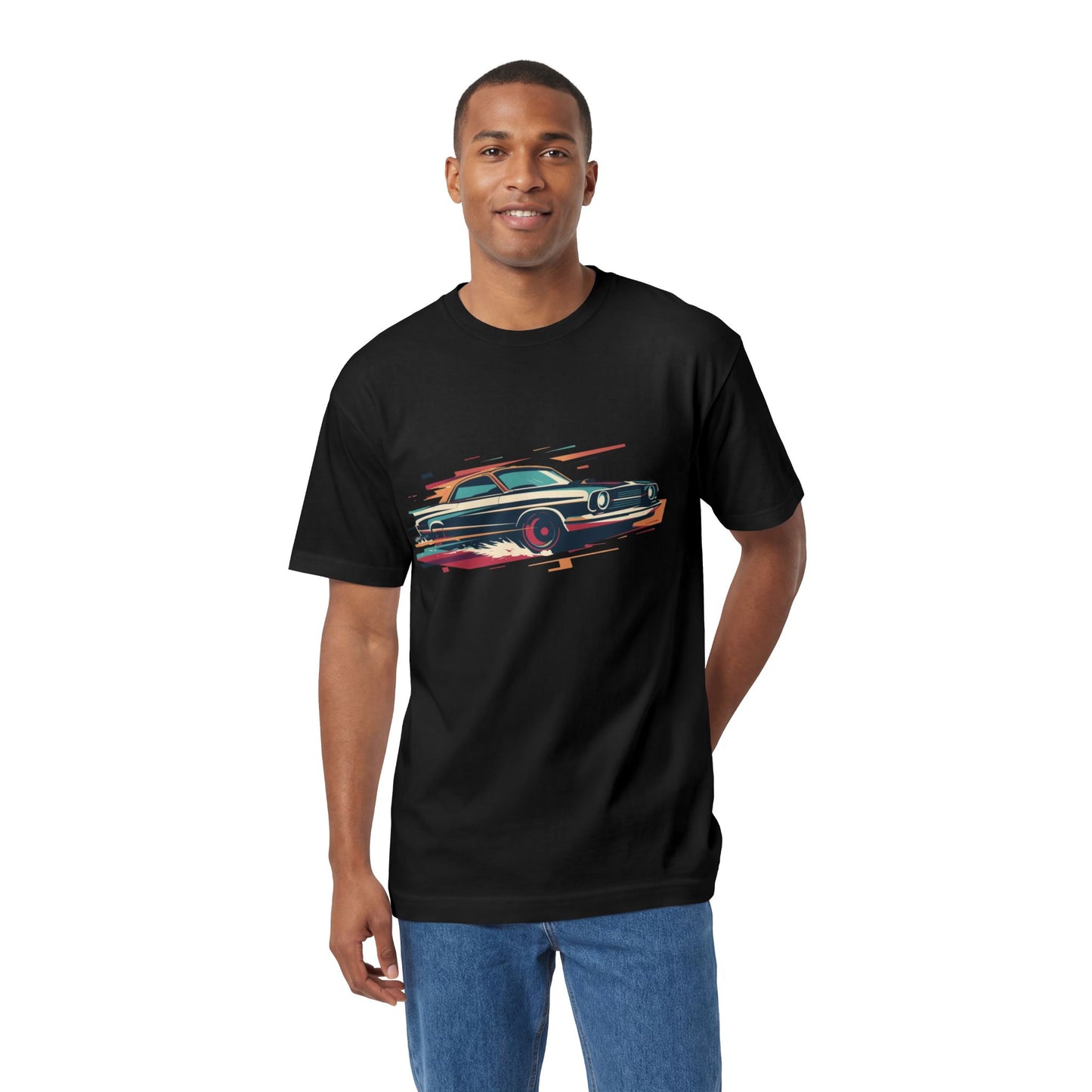Vintage Muscle Car Tee — Retro Speed Graphic T-Shirt