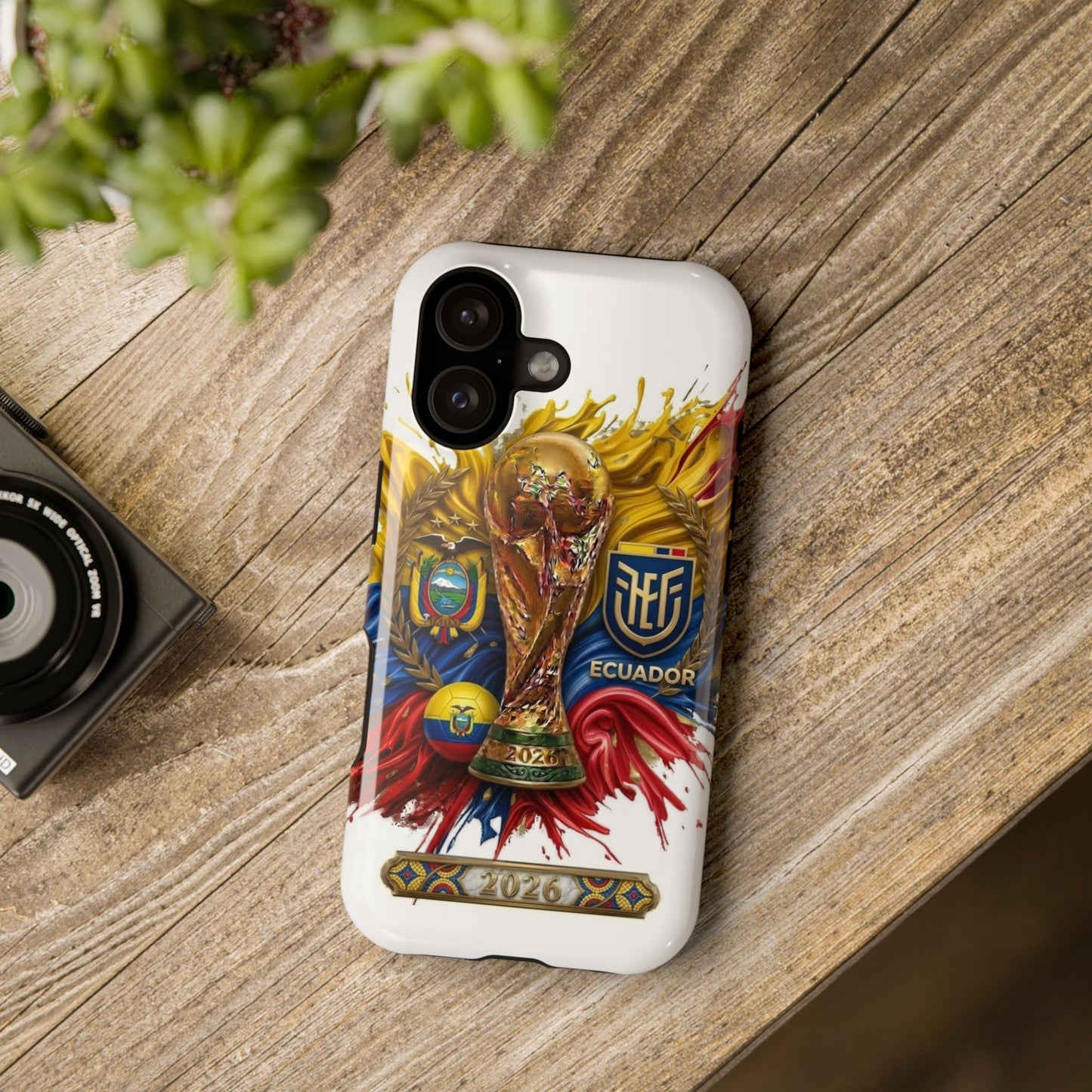 Ecuador 2026 Soccer Match Day Phone Case — Impact-Resistant Cover