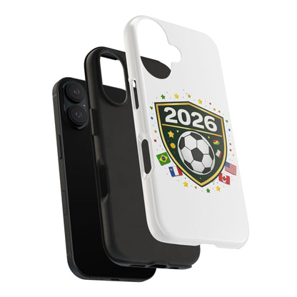 2026 Soccer Match Day Phone Protective Case Soccer Badge Design