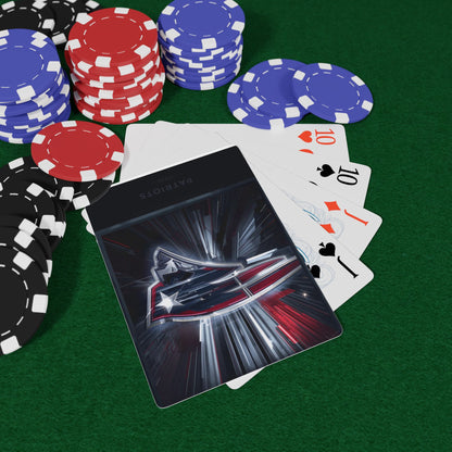 The Big Game Poker Playing Cards — Patriots Logo Deck
