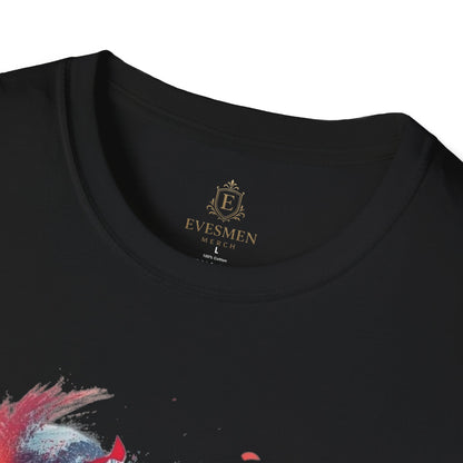 Canadian Football Fan T-Shirt Abstract Flag & Niagara Falls Design Tee