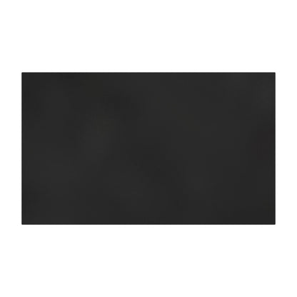 Solid black color swatch on a white background