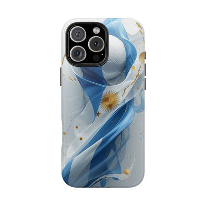 Argentina Soccer Flag Phone Case — Tough Protective Football Design