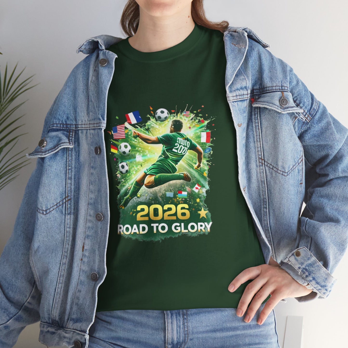 2026 Road to Glory Soccer Match Day T-Shirt Unisex Classic Tee