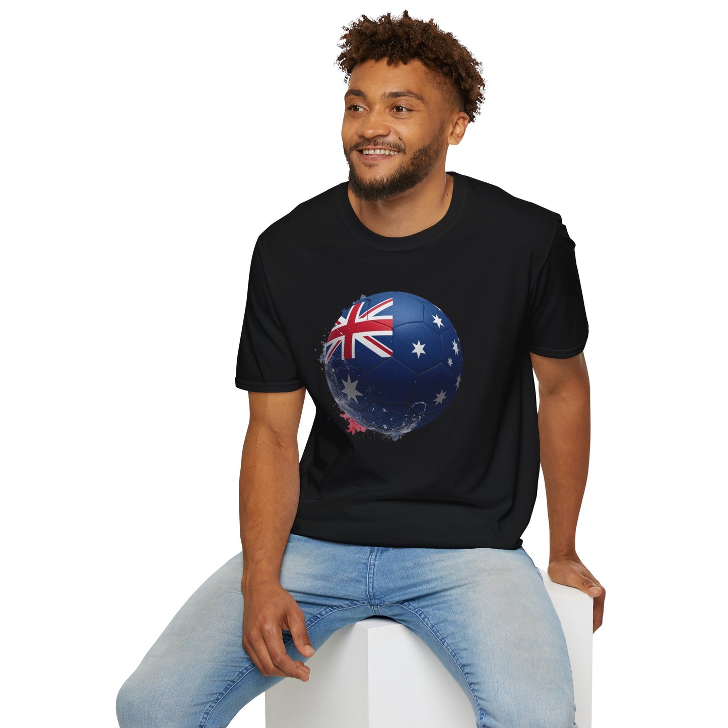 Australia Flag Football T-Shirt — Patriotic Aussie Graphic Tee