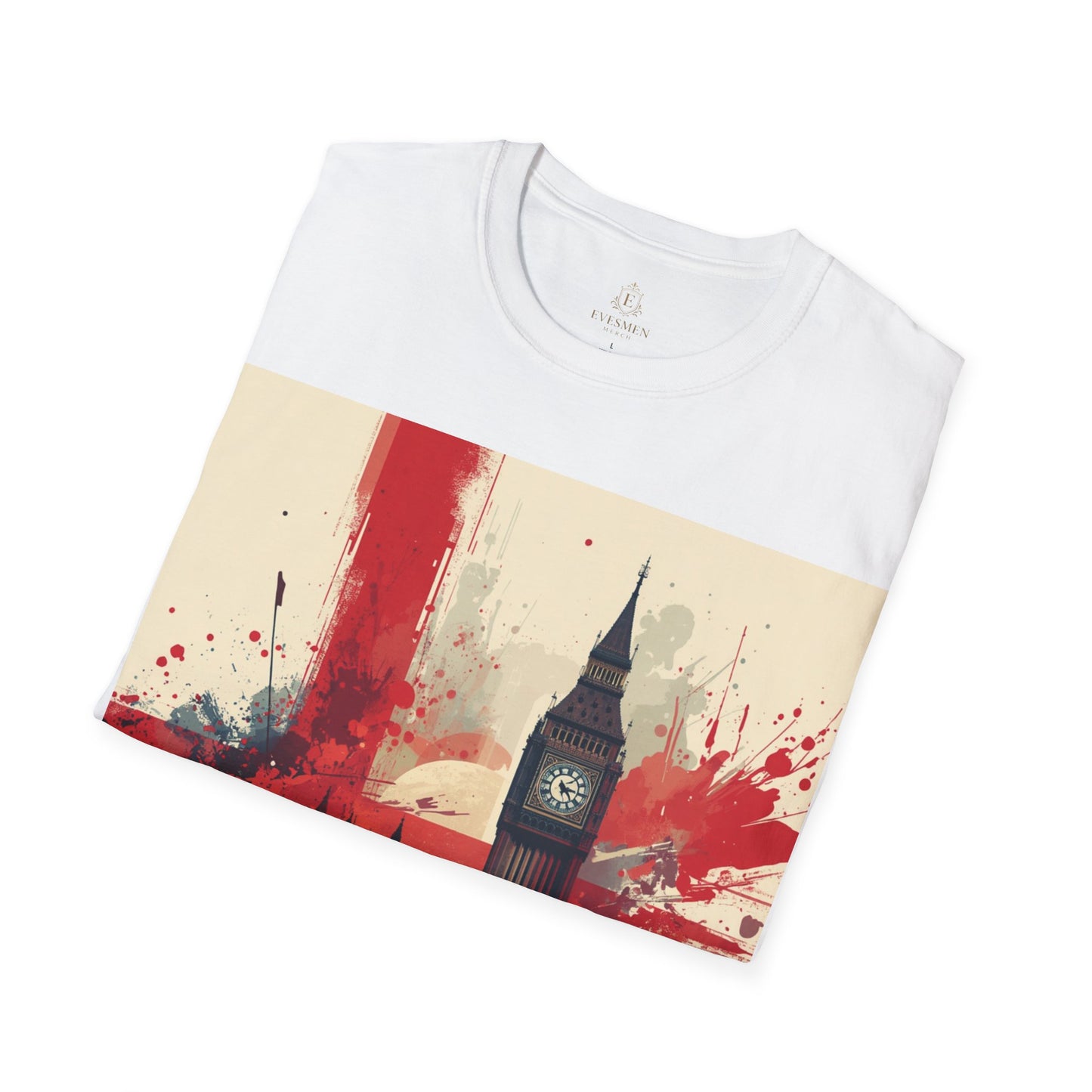 England Football Graphic T-Shirt — Big Ben & Union Flag Soccer Tee