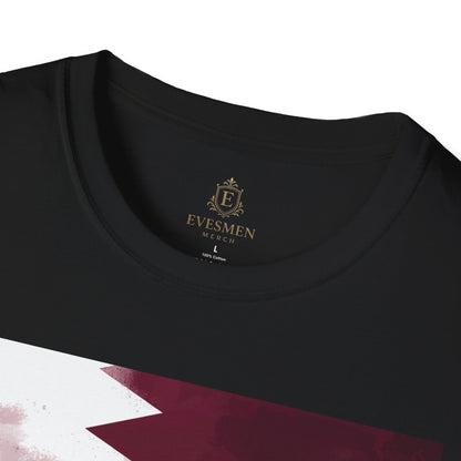 Qatar Soccer T-Shirt – Flag, Football & Aspire Tower Design Tee