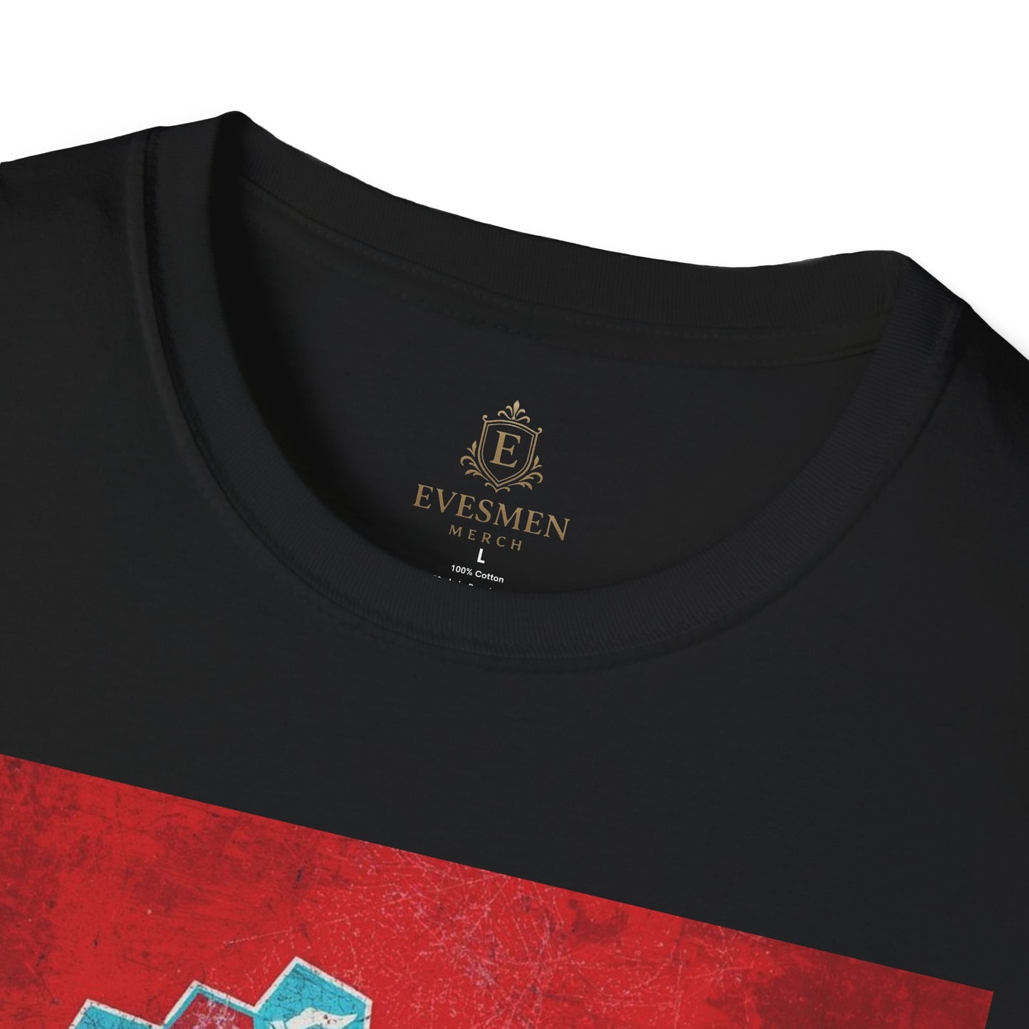 Croatia Football Coat of Arms Tee Vatreni Soccer Textured Checkerboard T-Shirt